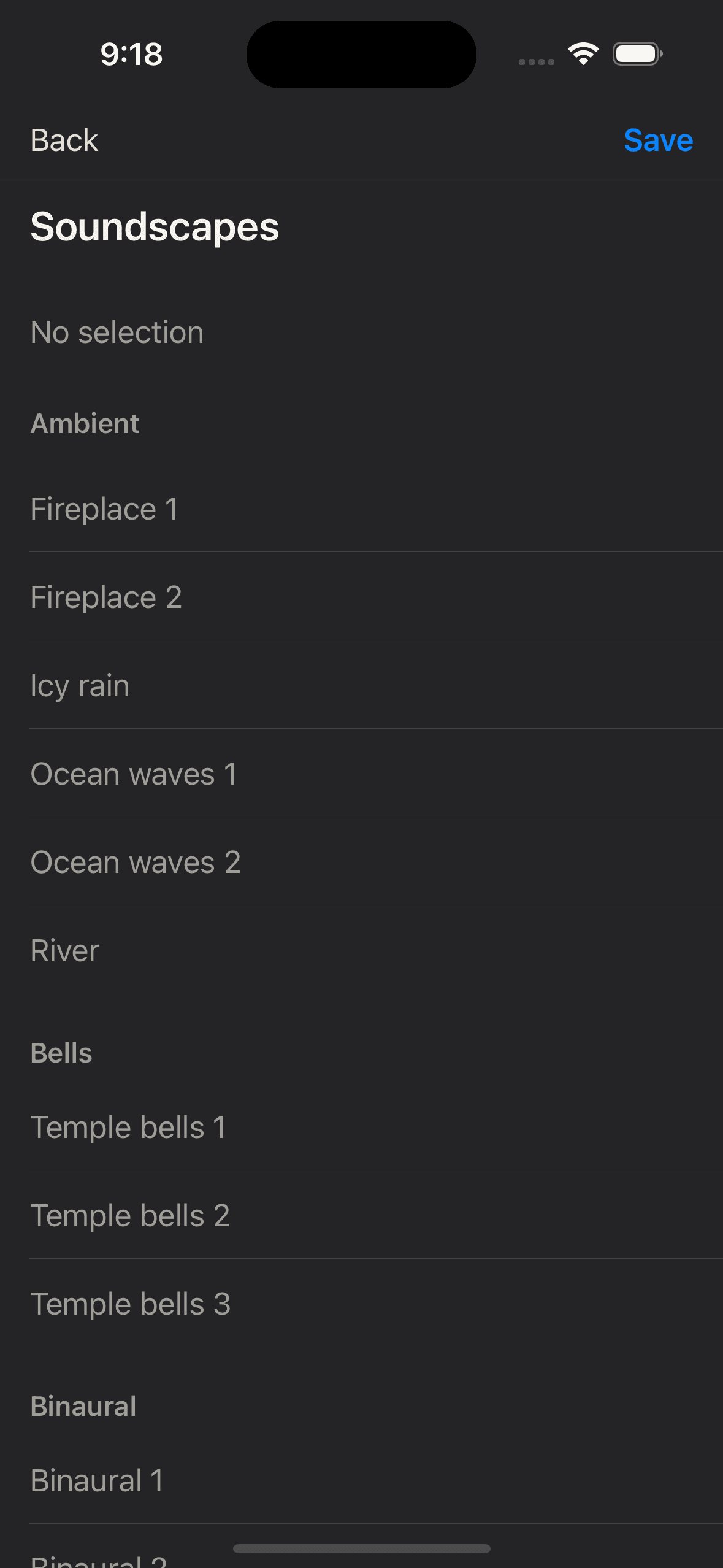 Soundscape library